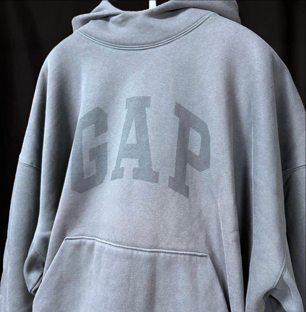 トップス YEEZY GAP BALENCIAGA SHRUNKEN HOODIE S