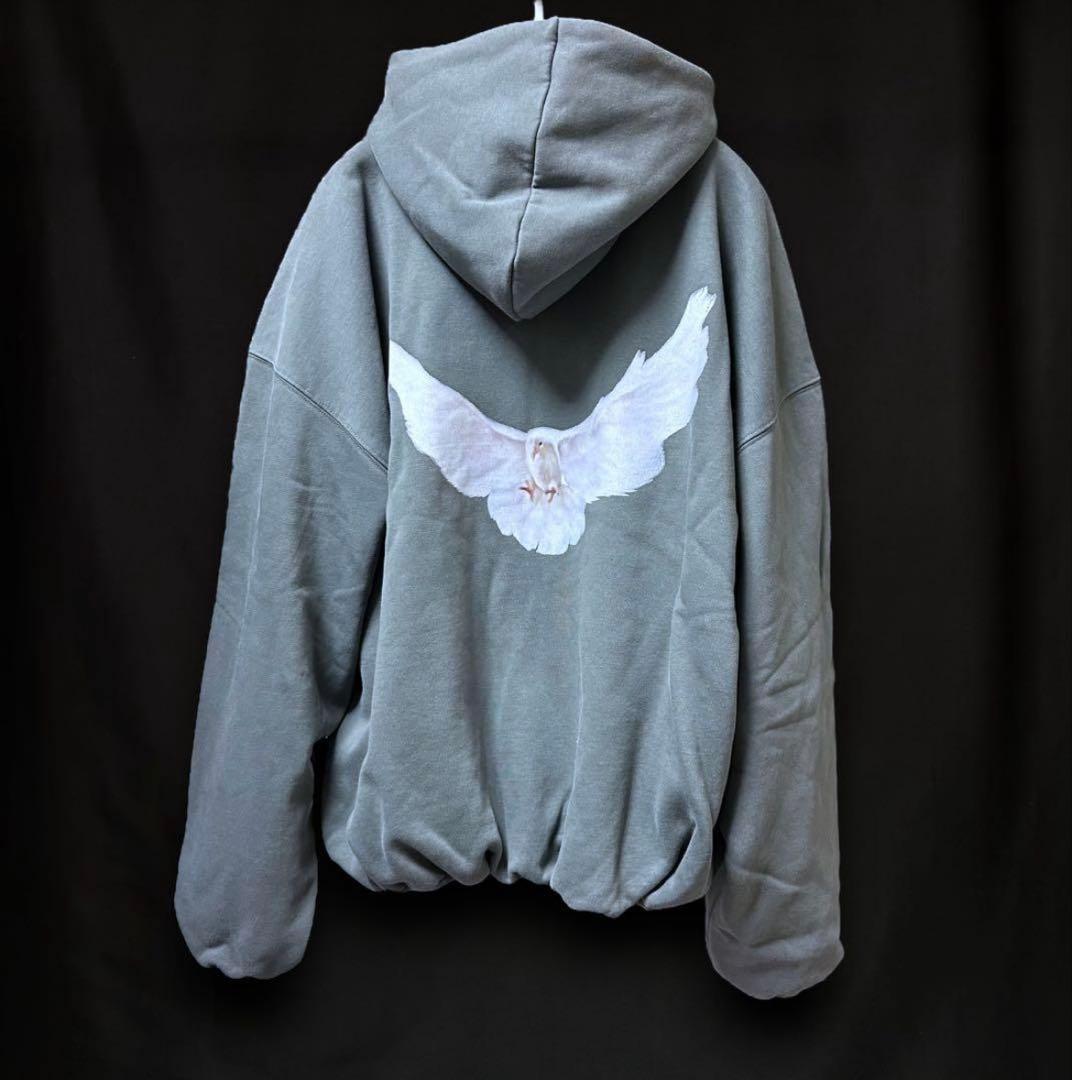 トップス YEEZY GAP BALENCIAGA SHRUNKEN HOODIE S