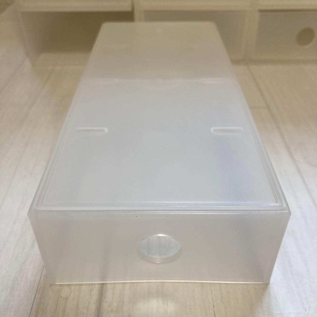 【4点セット】無印良品 ポリプロピレン小物収納ボックス 半透明 3段 6段