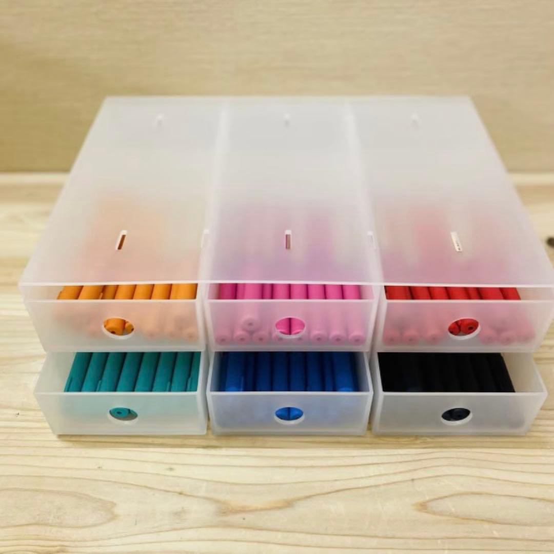【4点セット】無印良品 ポリプロピレン小物収納ボックス 半透明 3段 6段