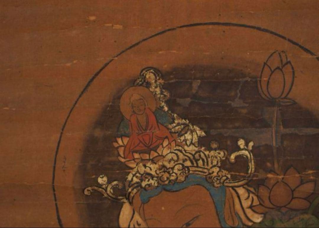 如意輪観音 掛軸 肉筆 江戸時代 仏画 菩薩 仏教美術 天明2年
