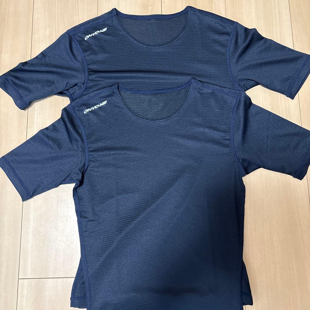 オンヨネ ネイビー アンダーシャツ 2枚セット