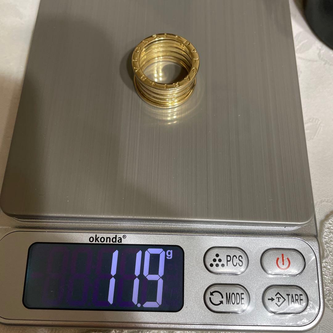 ブルガリ　BVLGARI ZEROワン　ゴールドリング 約13号 k18