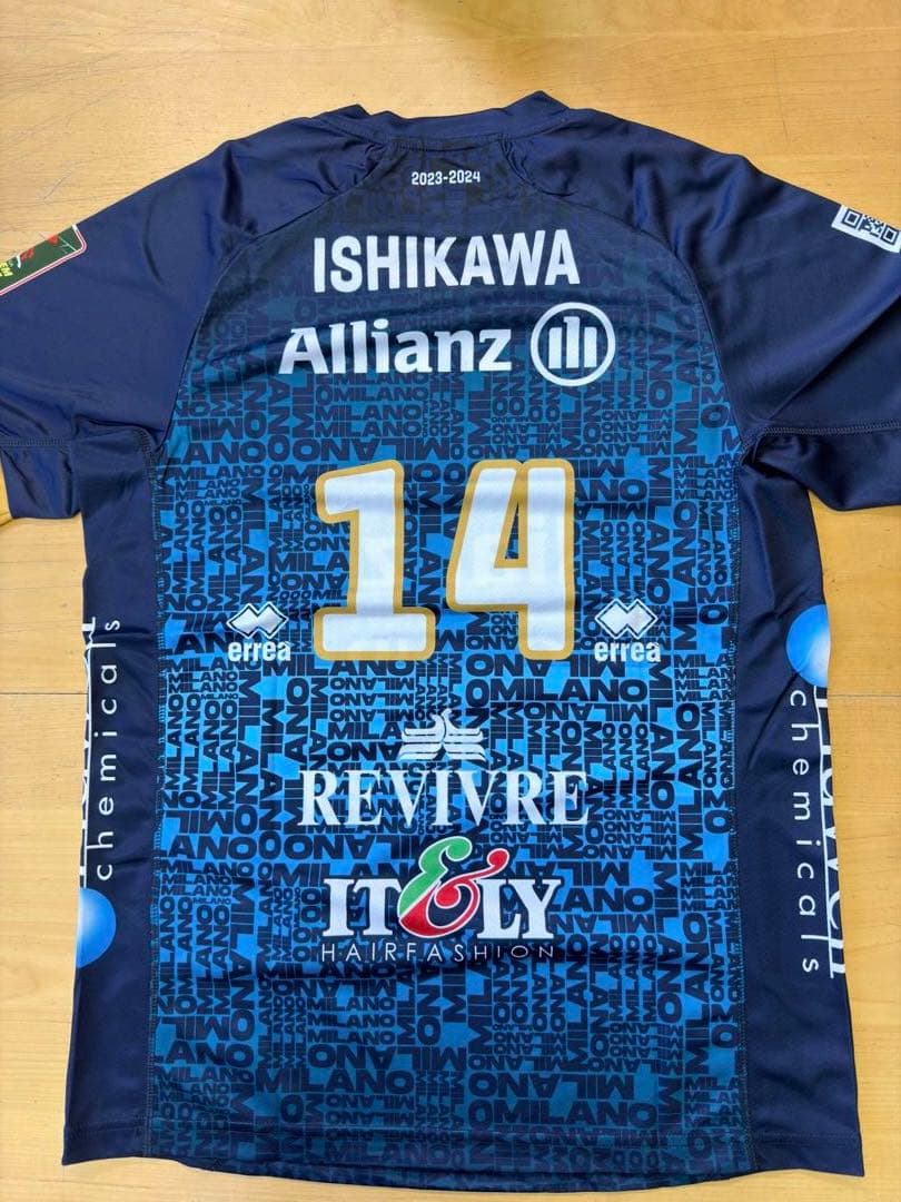 Power Volley Milano 石川祐希選手 レプリカアウェイシャツXS