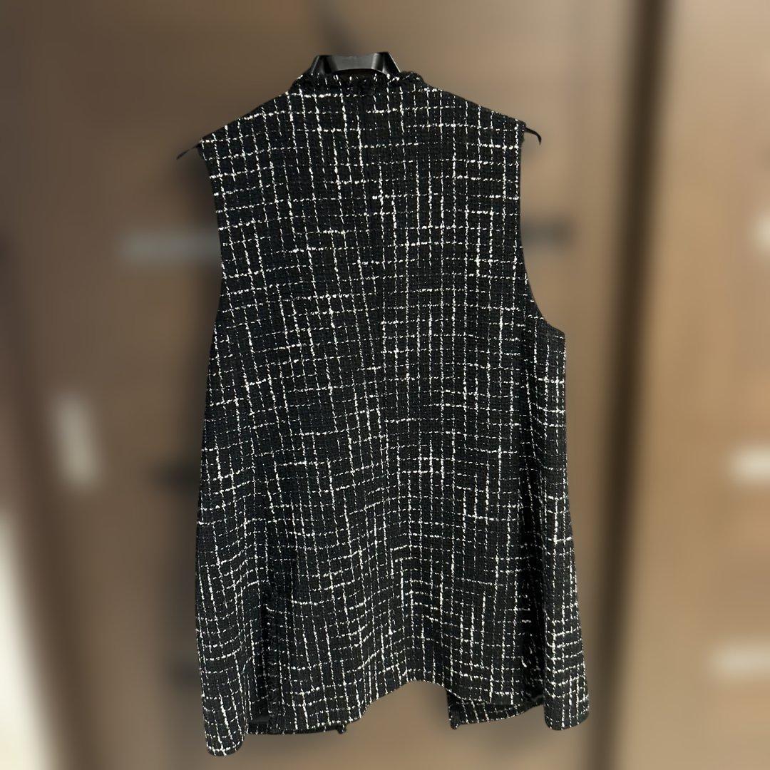 【美品】IENA Monotone Tweed ジレ ベスト ツイード