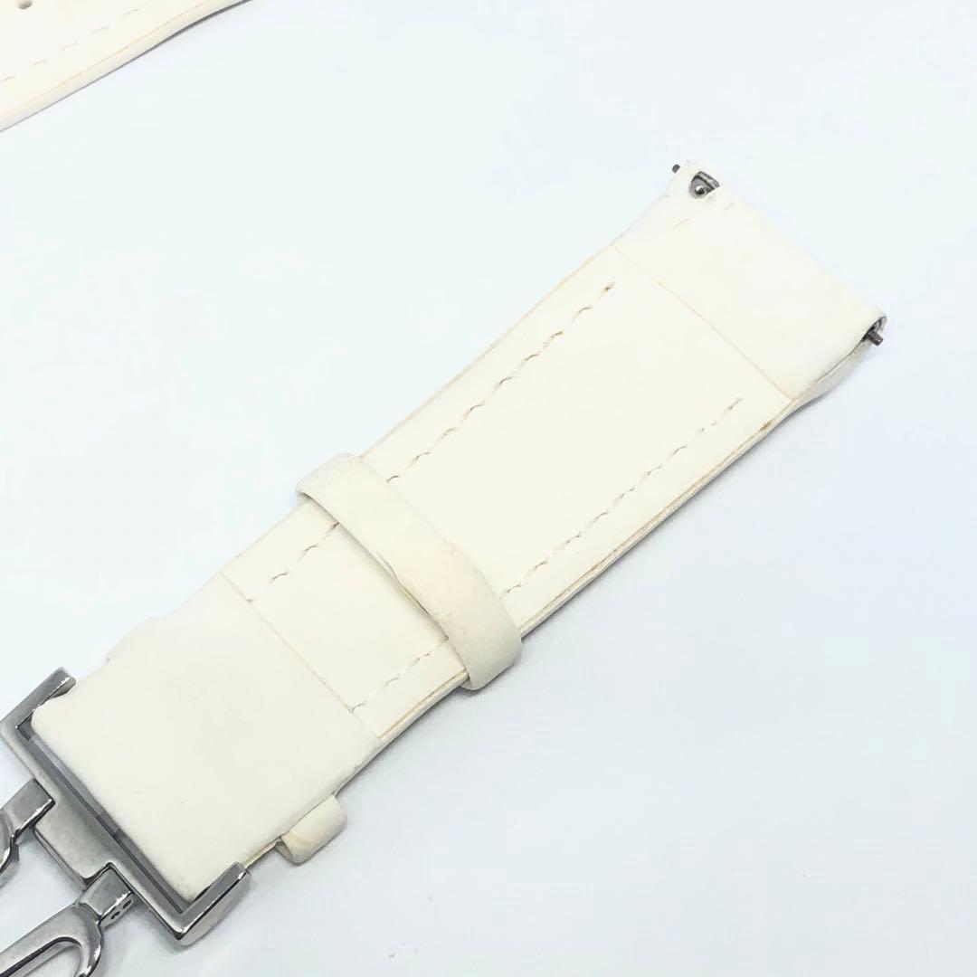 ジェイコブ JACOB&Co 40mm専用 白 ラバーベルト バンド バックル
