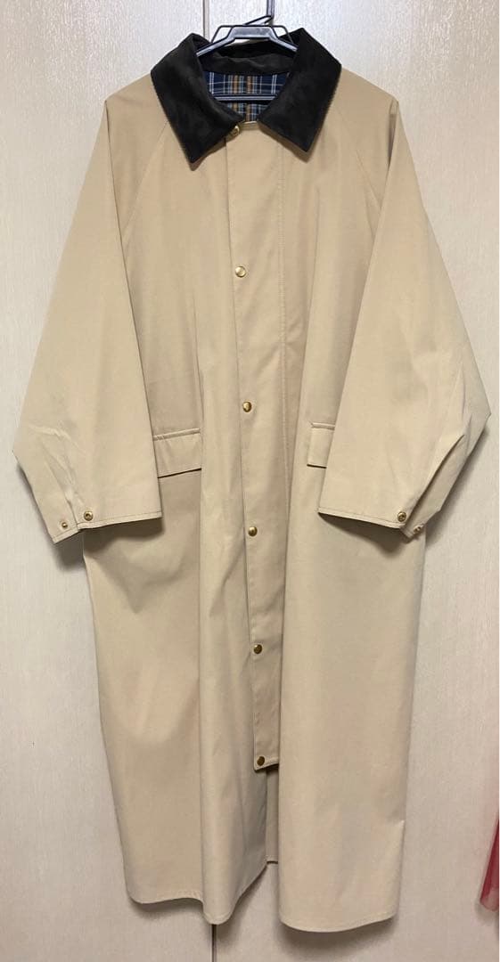 【新品！タグ付き！】Barbour風コーデュロイ襟ステンカラーコート