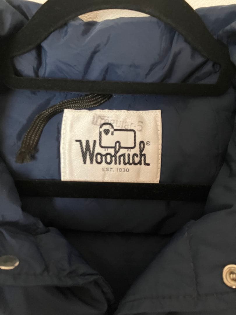 [ゆーちゃみ] Wool rich ウールリッチ　ダウンベスト　ネイビー