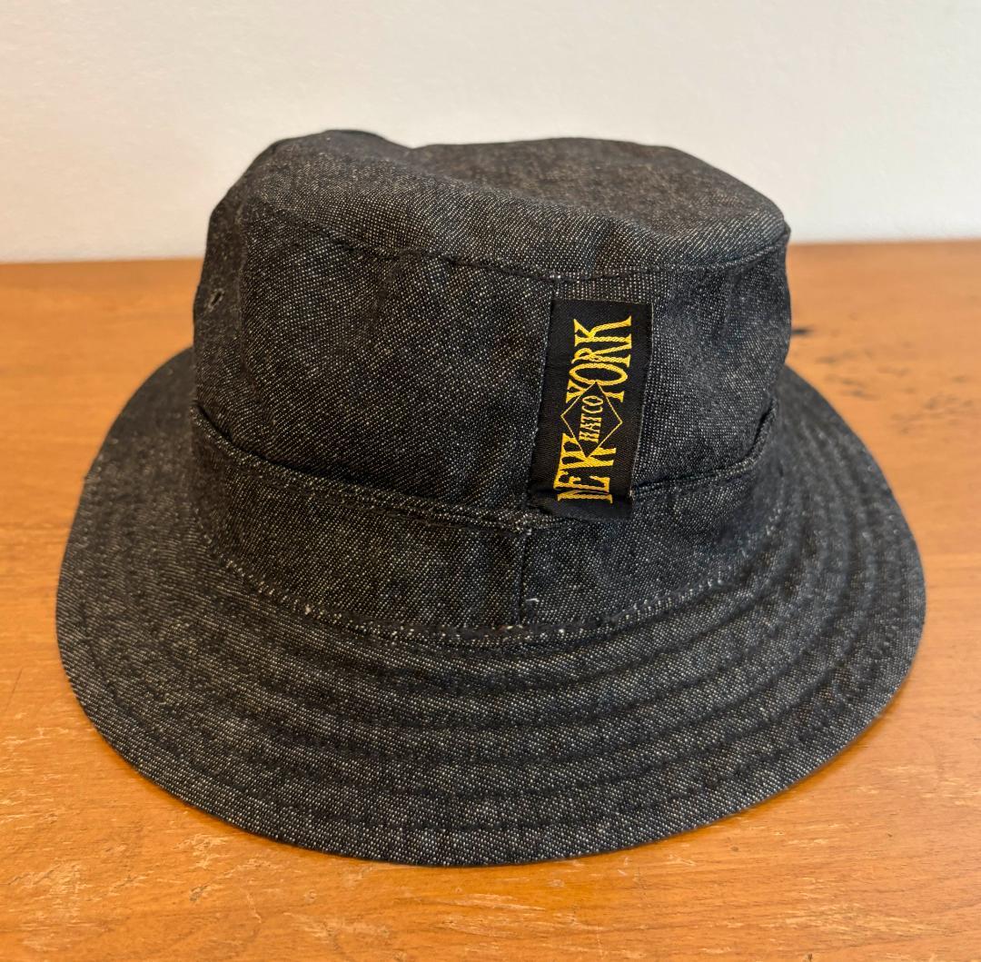 New York Hat ニューヨークハット リバーシブルハット BK 試着程度