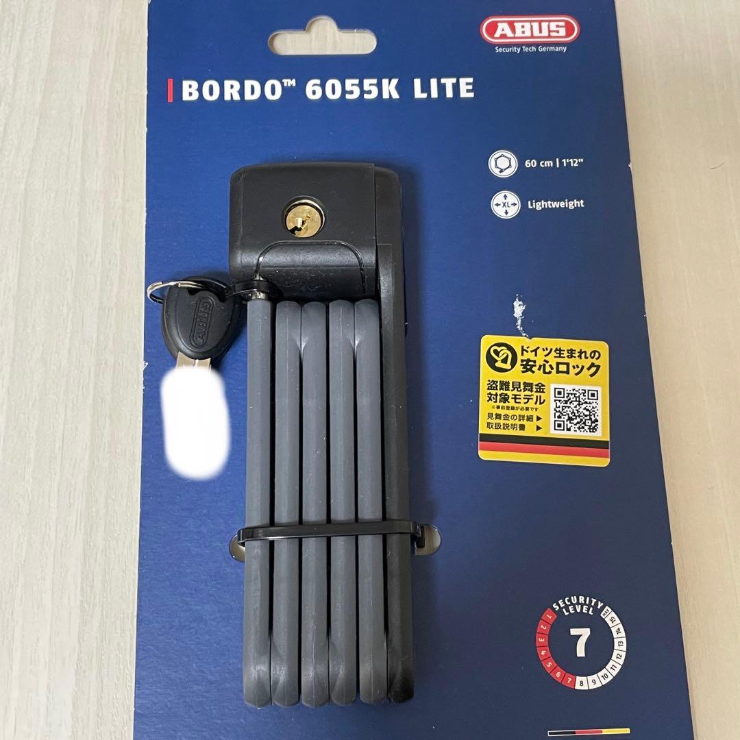 ABUS アブス ロックBORDO LITE MINI 6055K/60自転車鍵