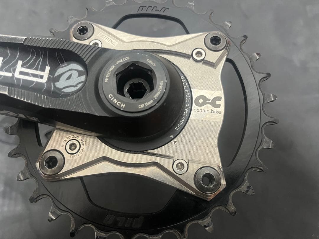 O chain Raceface Atlas クランク DH 30mm シャフト