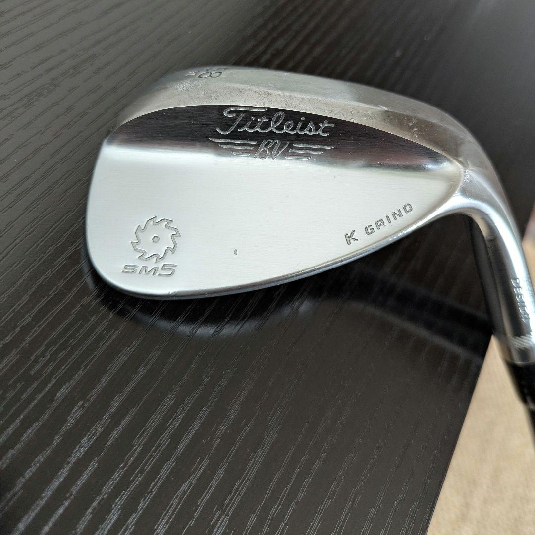 タイトリストSM5ボーケイロブウェッジ58°メンズゴルフクラブLWグリップ新品S