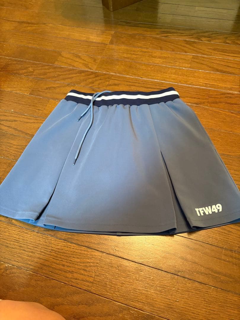 IFW49 ドローストリング付きスカート 青