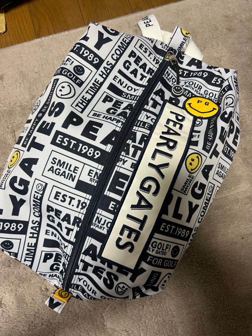 ⭐️美品　パーリーゲイツ　ニコちゃんシューズケース