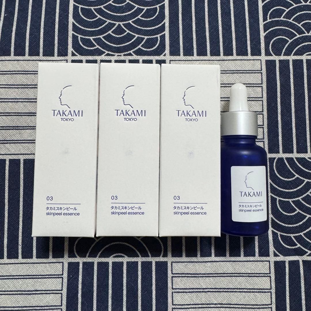 新品未開封 TAKAMI スキンピール 美容液 30ml 角質ケア 3本 r