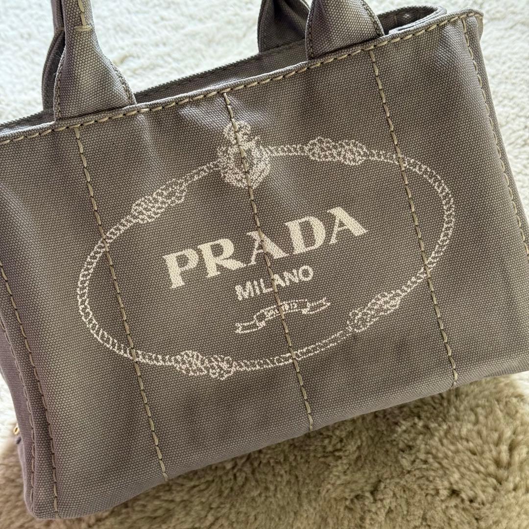 ねこPRADA カナパ ハンドバッグ ショルダー