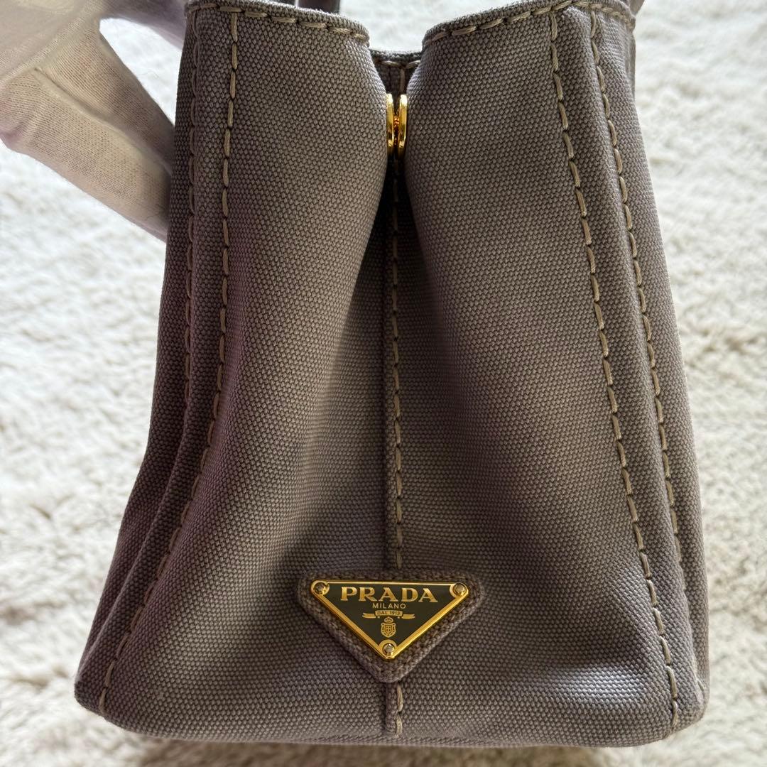 ねこPRADA カナパ ハンドバッグ ショルダー