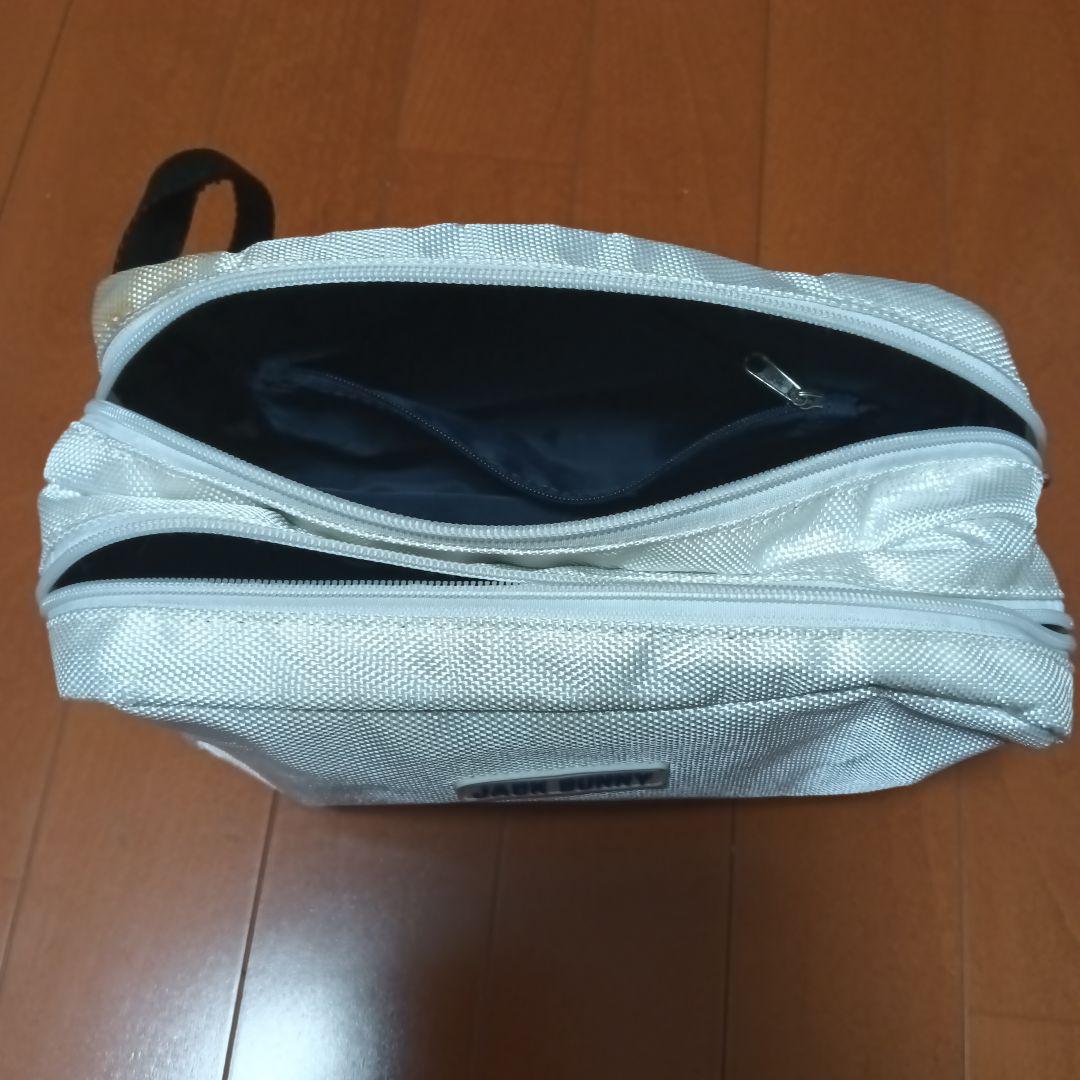 JACK BUNNY ホワイトポーチ 2ポケット