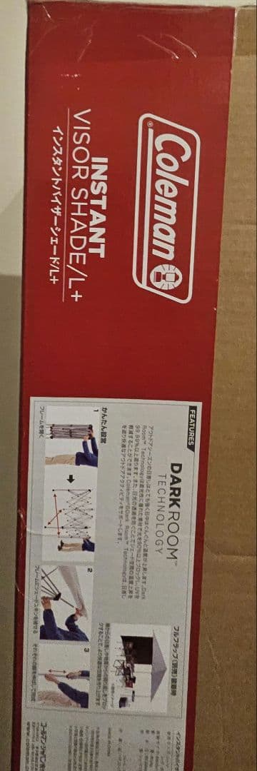 Coleman　シェード インスタントバイザーシェード L+　新品未使用