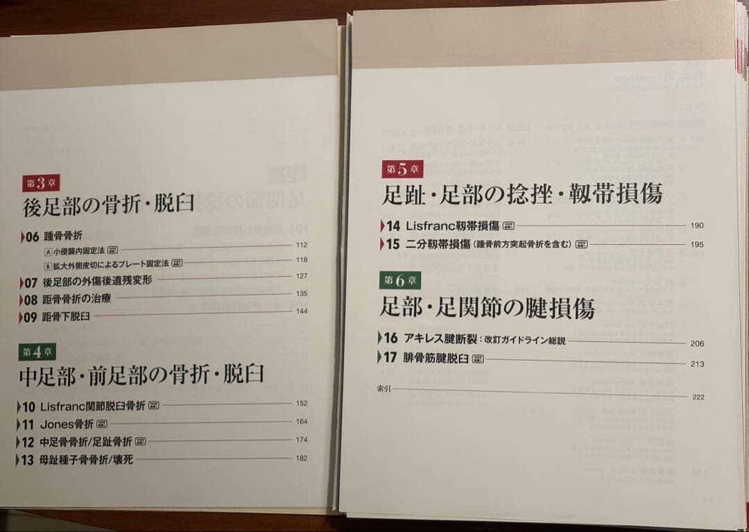 【裁断済】Surgical technique足部・足関節の外傷