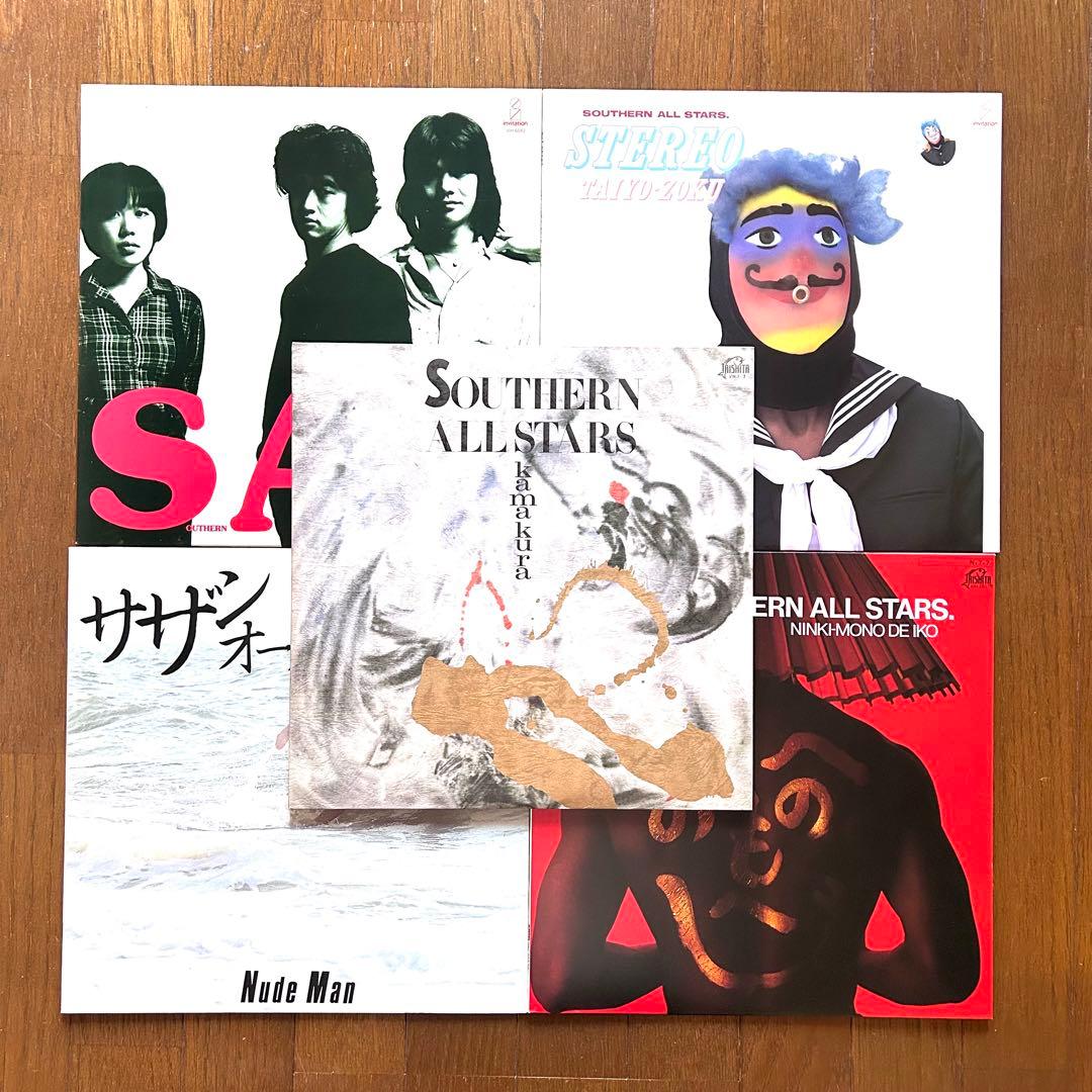 サザンオールスターズ　LPレコード　5種6枚セット
