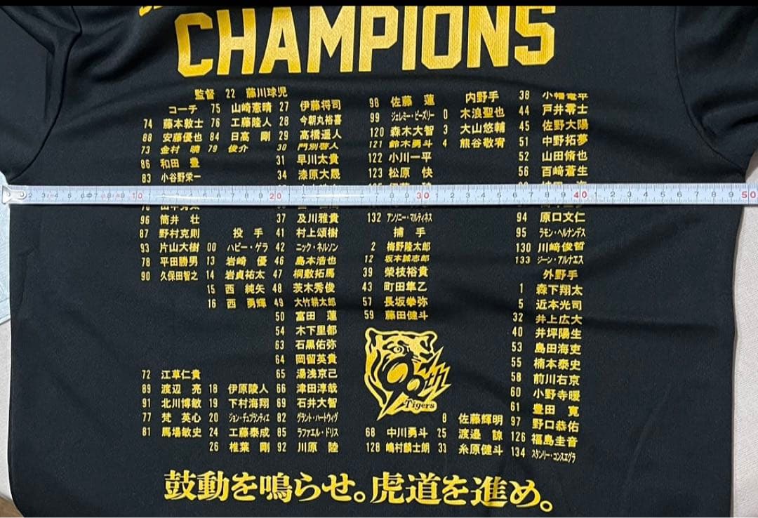 2025 JERA セ・リーグ優勝記念 ビールかけTシャツ（黒）　【M】