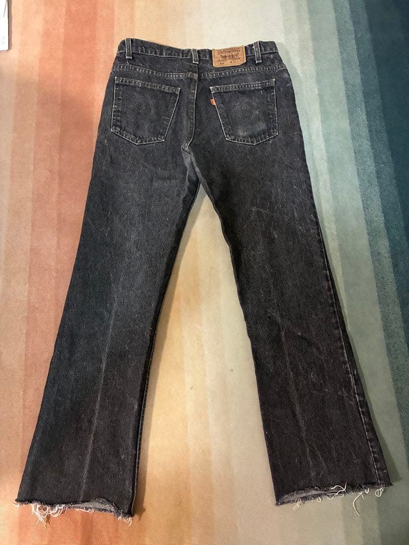 Levi's 517 ブラック 先染め W33 94年 usa製