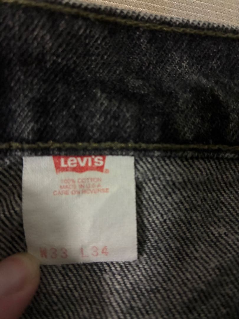 Levi's 517 ブラック 先染め W33 94年 usa製
