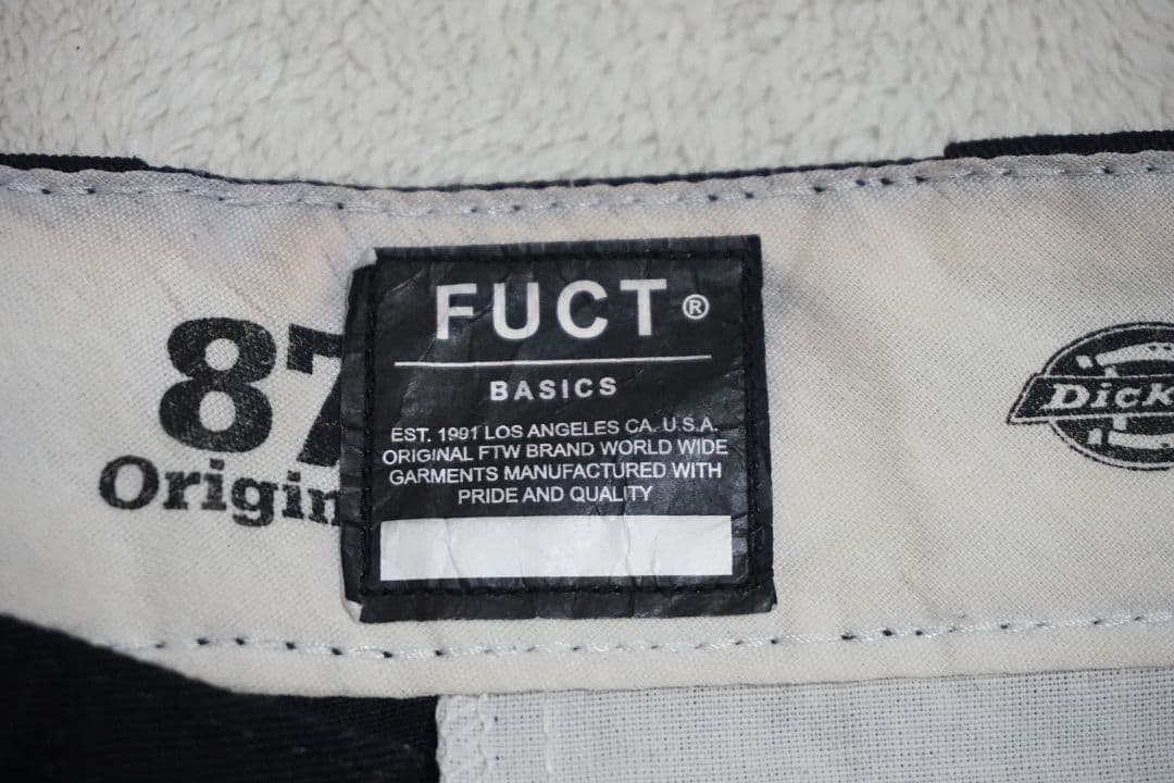 FUCT Dickies BACKDROP コラボ ワーク パンツ 874