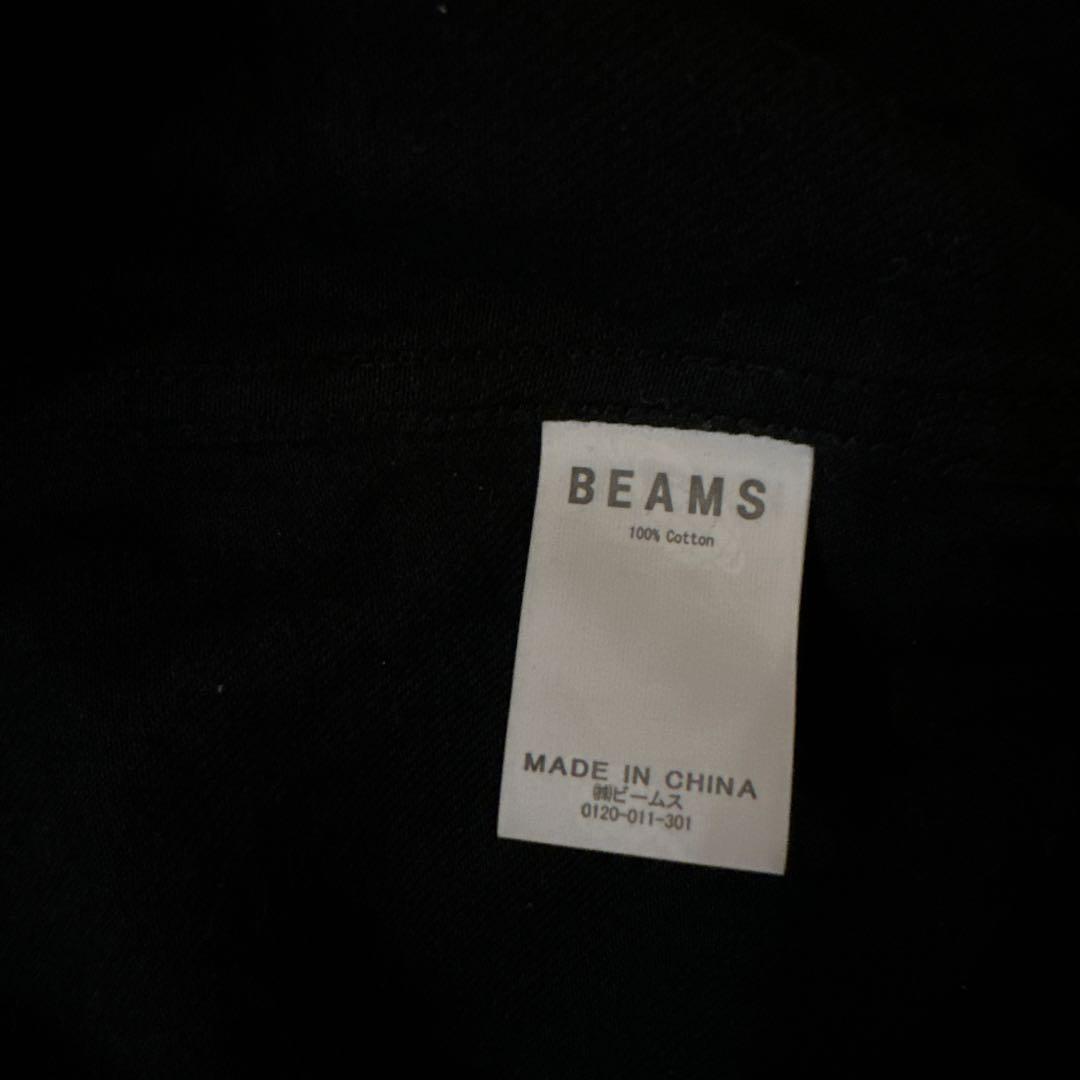 【美品】 ビームス BEAMS ルーズドデニムジャケット ブラック