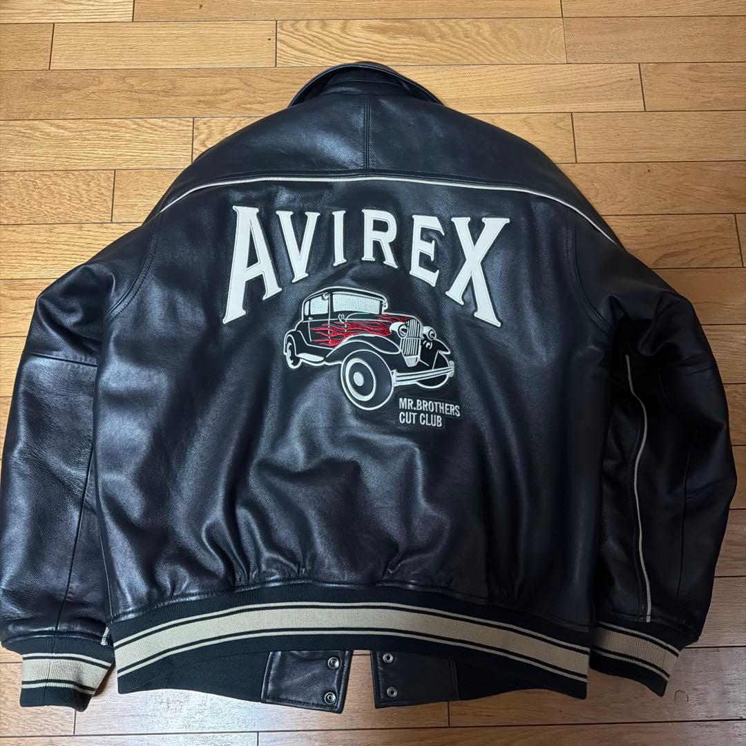 超激安AVIREX レザージャケット Mr. Brothers Cut Club