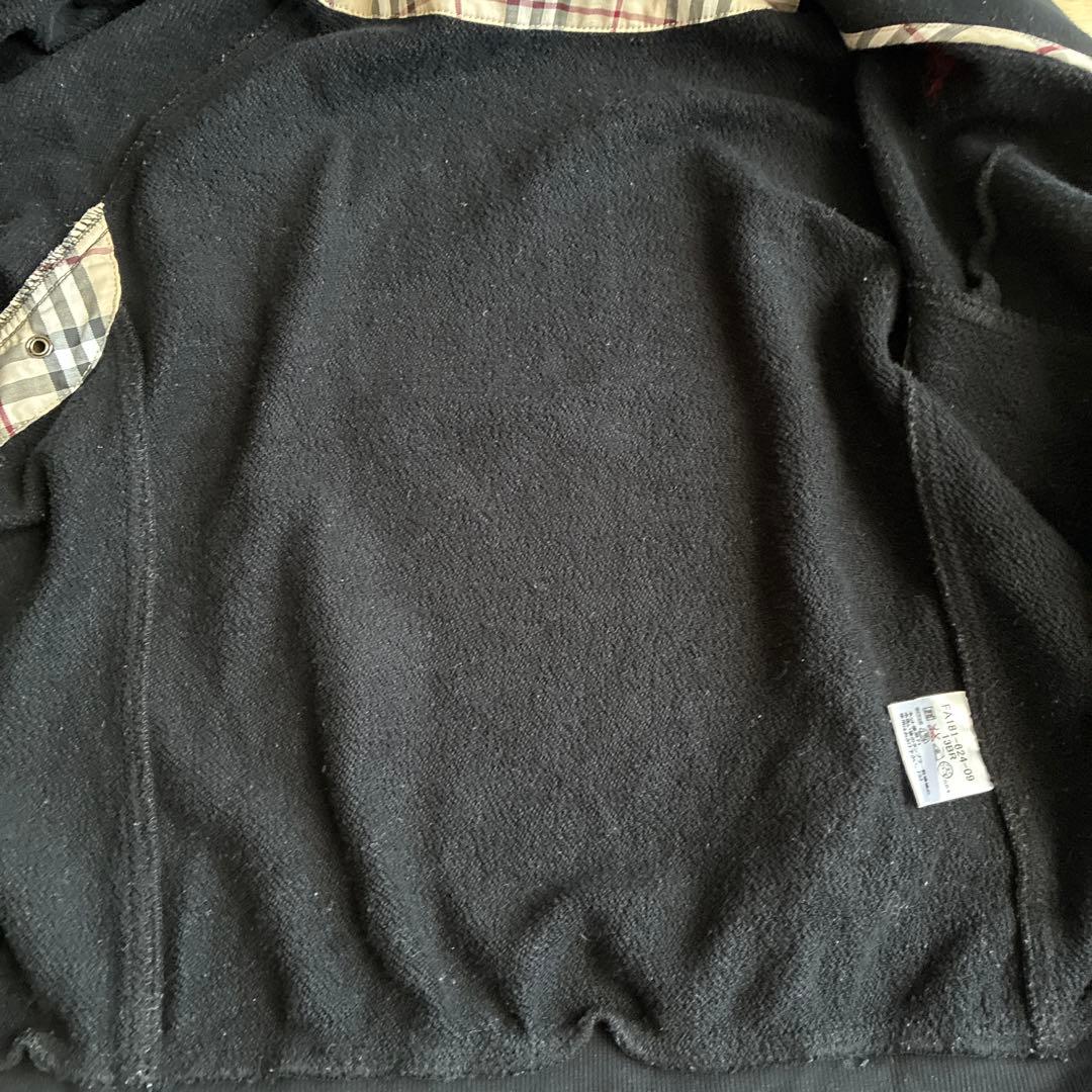 BURBERRY LONDON フード付パーカー　ブラック