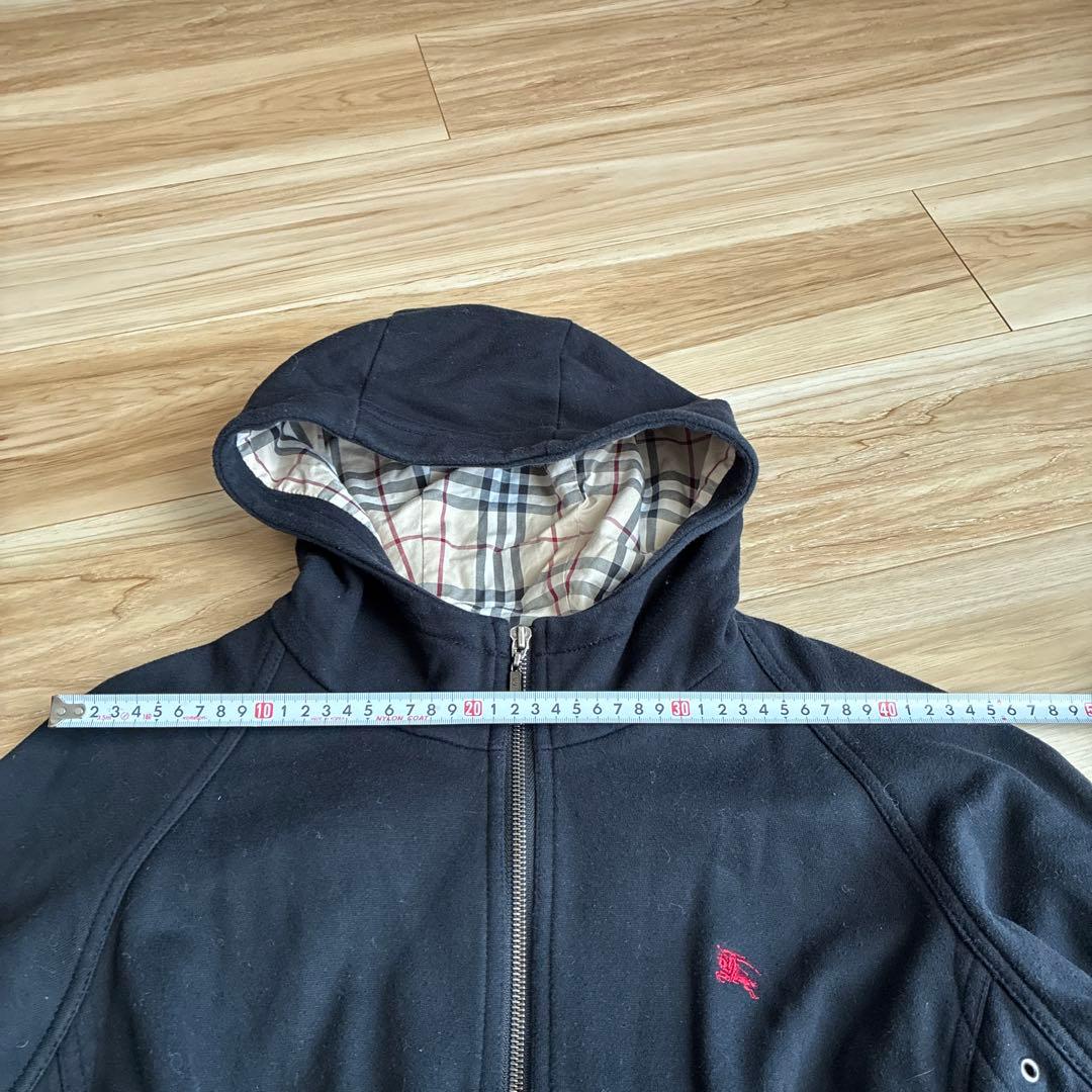 BURBERRY LONDON フード付パーカー　ブラック