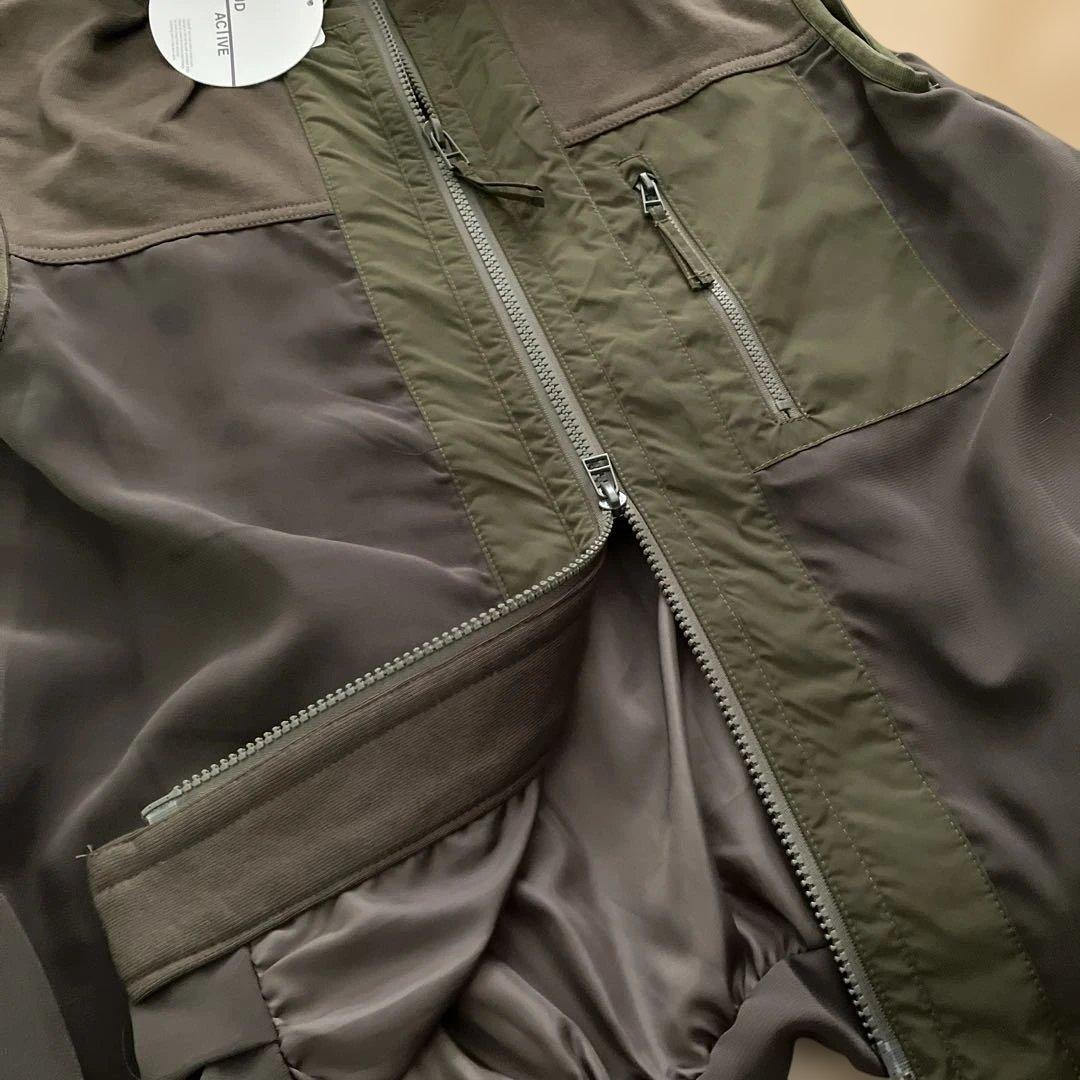 専用☆匿名配送☆ 新品　ヤマダヤ　LASUD　異素材ドッキングバルーンベスト