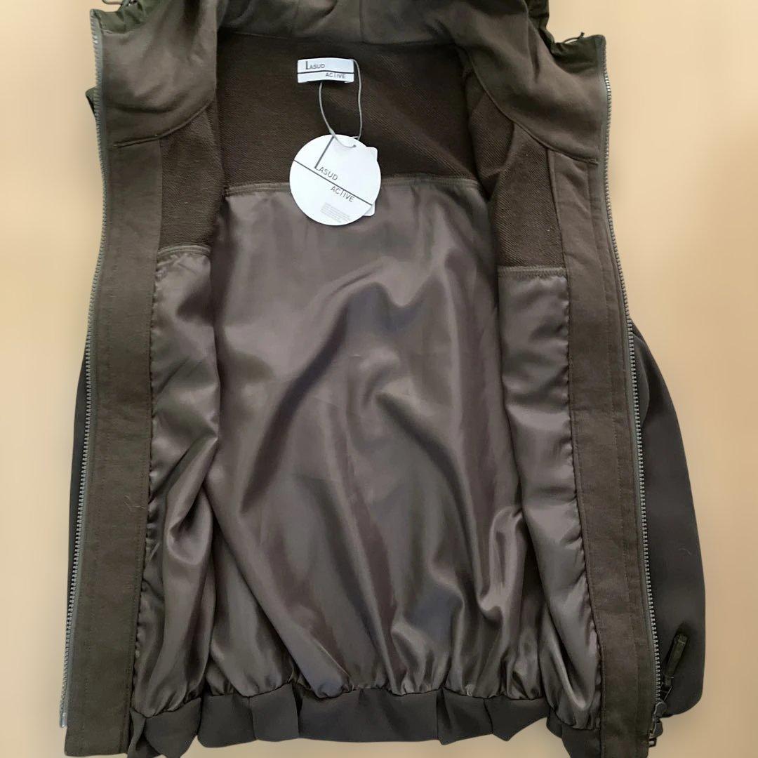 専用☆匿名配送☆ 新品　ヤマダヤ　LASUD　異素材ドッキングバルーンベスト