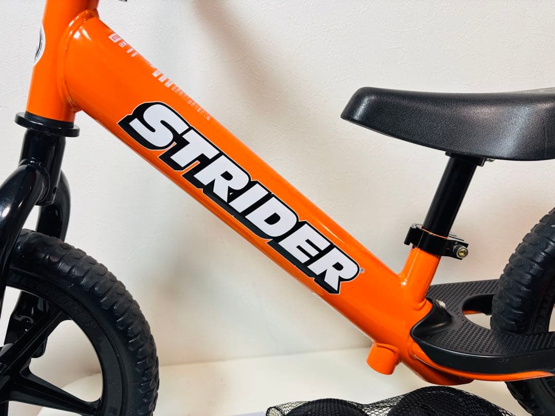 ストライダー 12 スポーツ オレンジ / あさひ キッズプロテクター セット
