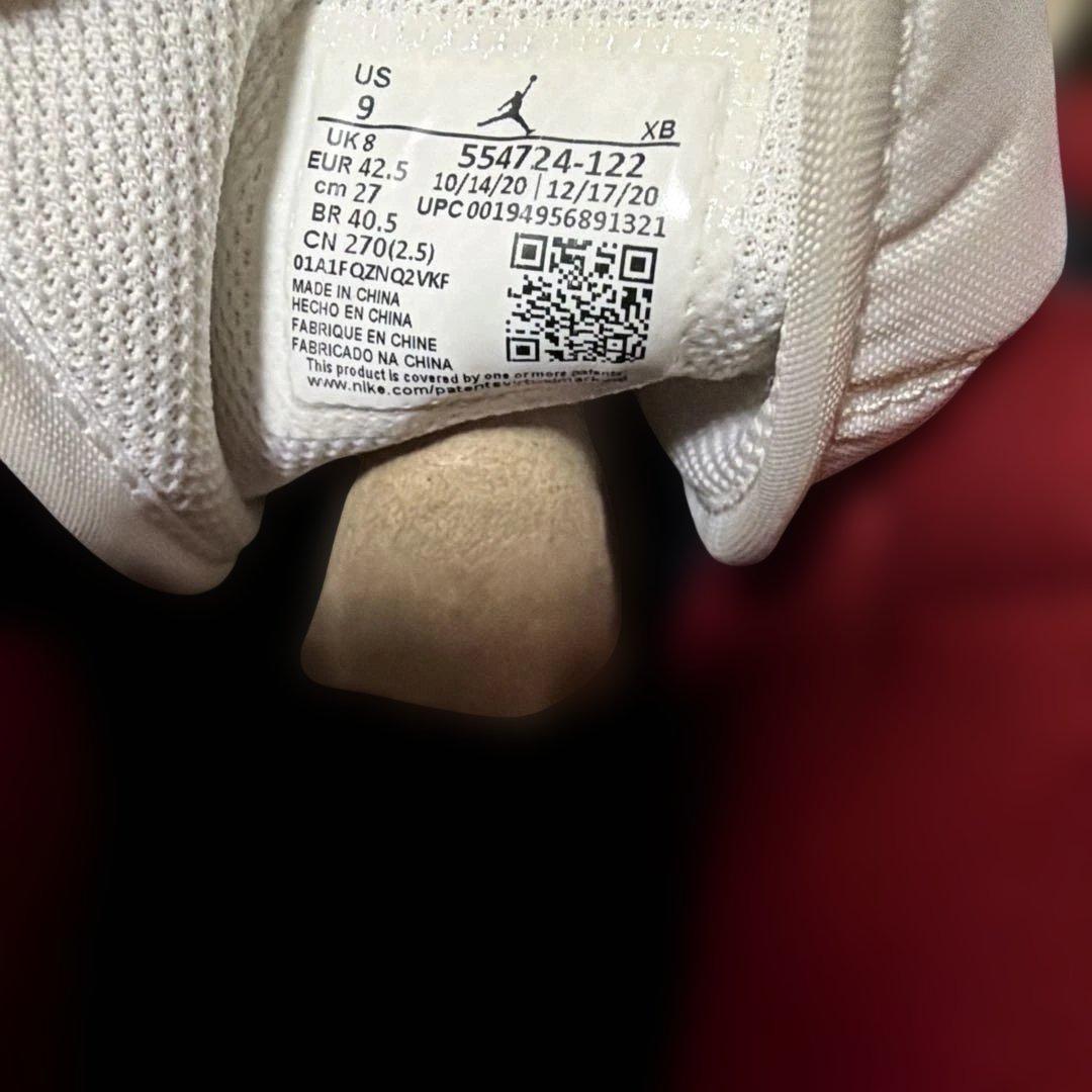 シューズ(男性用) Nike Air Jordan 1 Mid WHITE/GYMRED