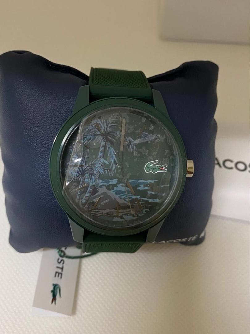 未使用稼働品　ラコステ　L.12.12 クロックマン　 ハワイ限定品