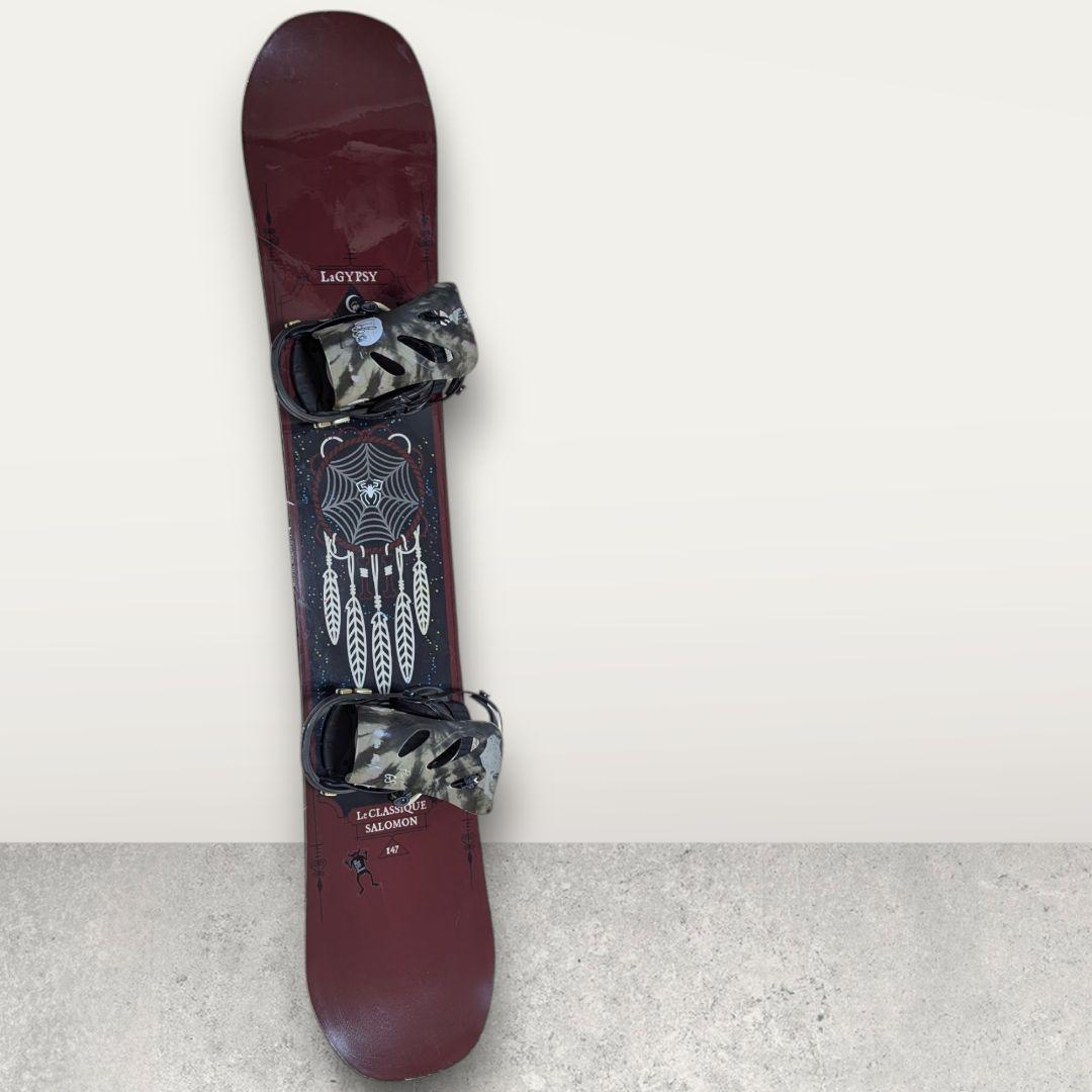 サロモン Gypsy 147 FLUX GS スノーボードセット