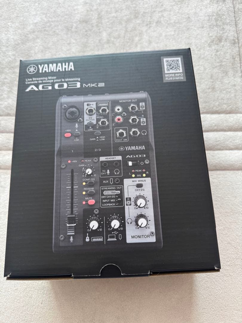 YAMAHA AG03 マーク2ミキサー ブラック