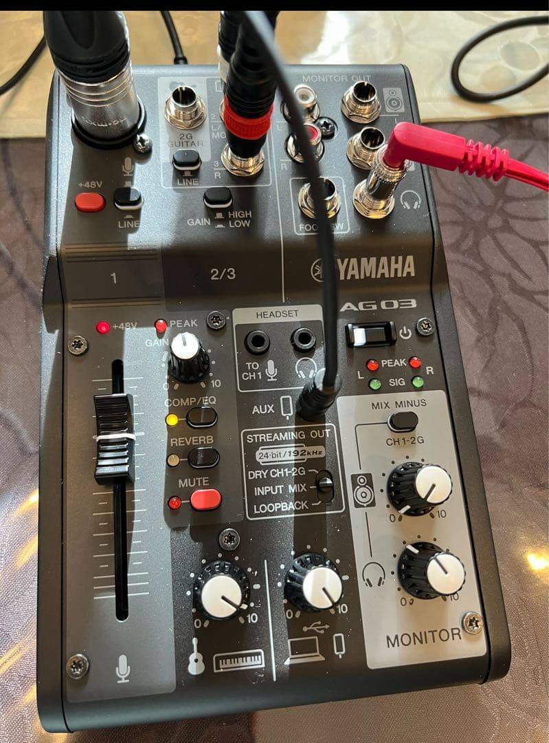 YAMAHA AG03 マーク2ミキサー ブラック