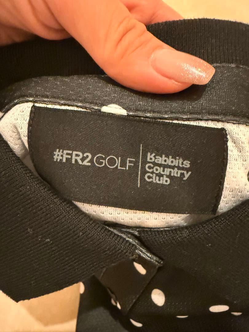 【#FR2GOLF】 ドット柄ポロシャツ/M