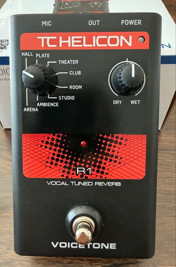 TC HELICON VOICETONE R1（ボーカル用リバーブ）