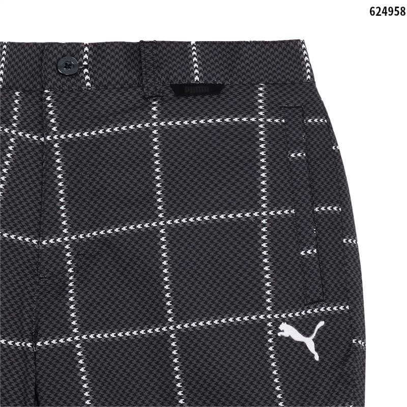 新品●プーマ ゴルフ●秋・冬 中綿テーパードパンツ 千鳥格子 スッキリシルエット