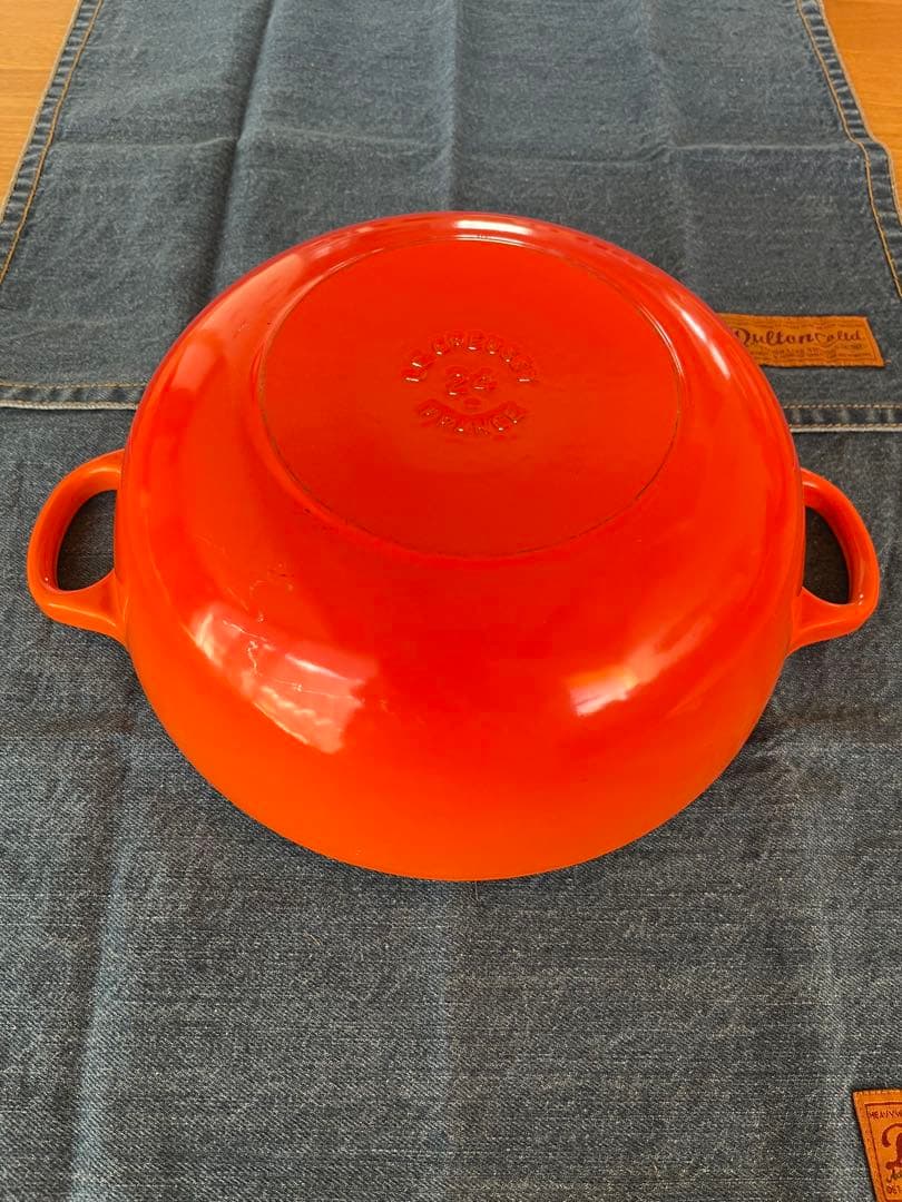 LE CREUSET マルミット オレンジ 24cm