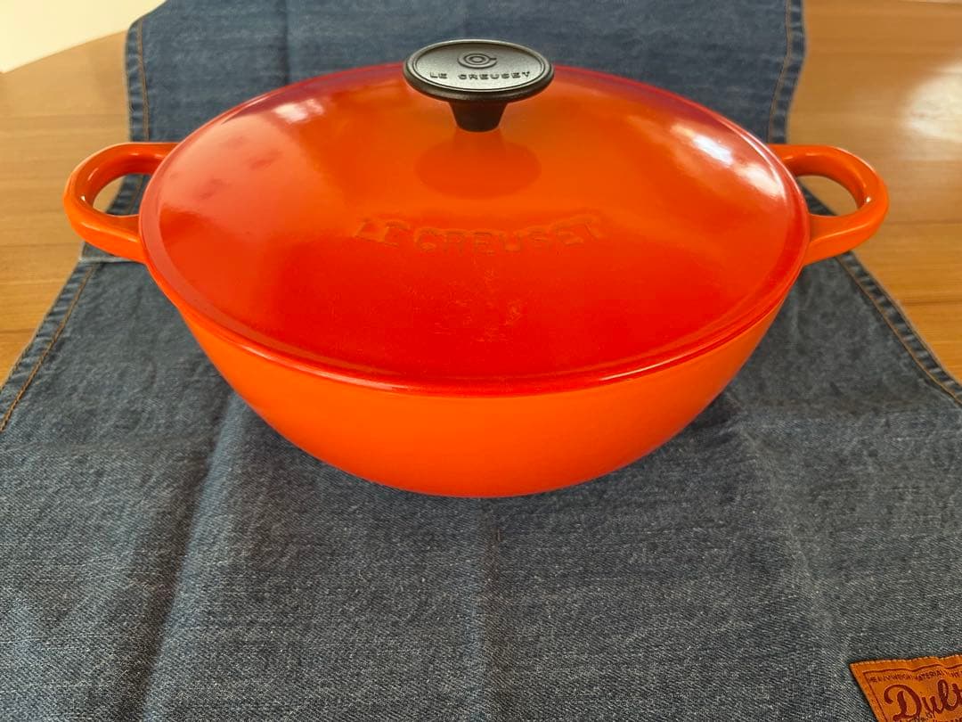 LE CREUSET マルミット オレンジ 24cm