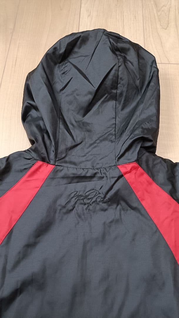 新品未使用 Jordan フルジッパー アノラックジャケット 黒/赤