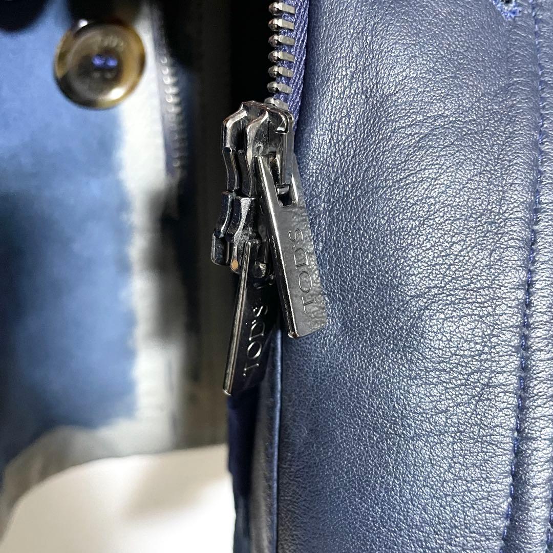 ハ*ン様 TOD'S トッズ レザージャケット 羊革 XL