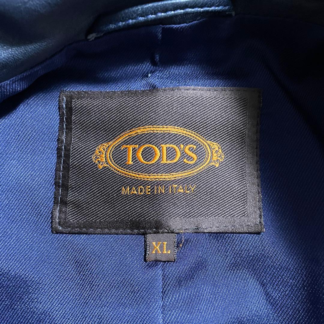 ハ*ン様 TOD'S トッズ レザージャケット 羊革 XL