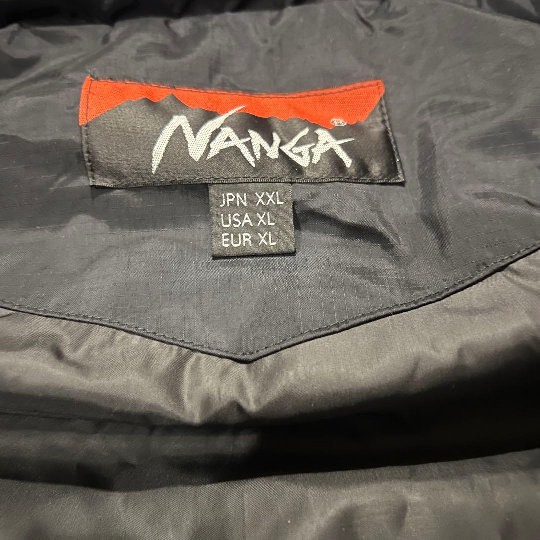 美品 NANGA ブラック ダウンベスト
